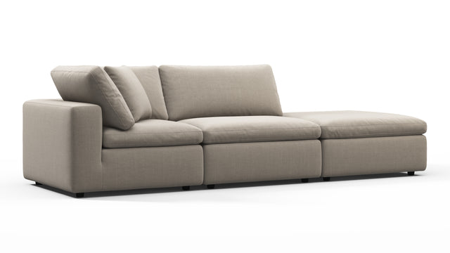 Sky - Sky Open End Sofa, Right, Beige Linen