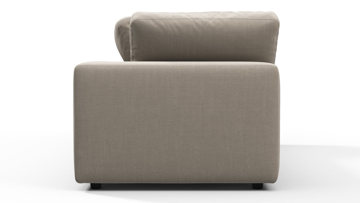 Sky - Sky Open End Sofa, Right, Beige Linen