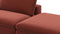 Sky - Sky Open End Sofa, Right, Cinnamon Velvet