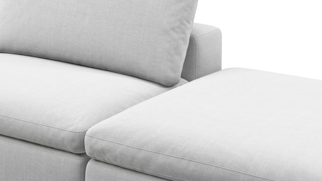 Sky - Sky Open End Sofa, Right, Dove Linen