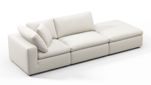 Sky - Sky Open End Sofa, Right, Oatmeal Brushed Weave