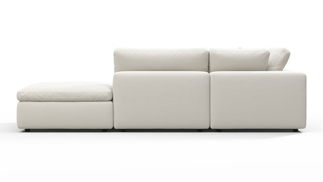 Sky - Sky Open End Sofa, Right, Oatmeal Brushed Weave