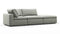 Sky - Sky Open End Sofa, Right, Soft Gray Brushed Weave