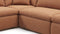 Sky - Sky Sectional Sofa, Eight Seater, Tan Vegan Leather