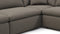 Sky - Sky Sectional Sofa, Five Seater, Left Corner, Coffee Brushed Weave