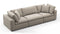 Sky - Sky Sectional Sofa, Three Seater, Beige Linen