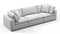 Sky - Sky Sectional Sofa, Three Seater, Dove Linen