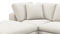 Sky - Sky Sectional Sofa, Three Seater, Left Chaise, Oatmeal Brushed Weave