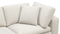 Sky - Sky Sectional Sofa, Three Seater, Oatmeal Brushed Weave