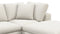 Sky - Sky Sectional Sofa, Three Seater, Right Chaise, Oatmeal Brushed Weave