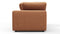 Sky - Sky Sectional Sofa, Three Seater, Tan Vegan Leather