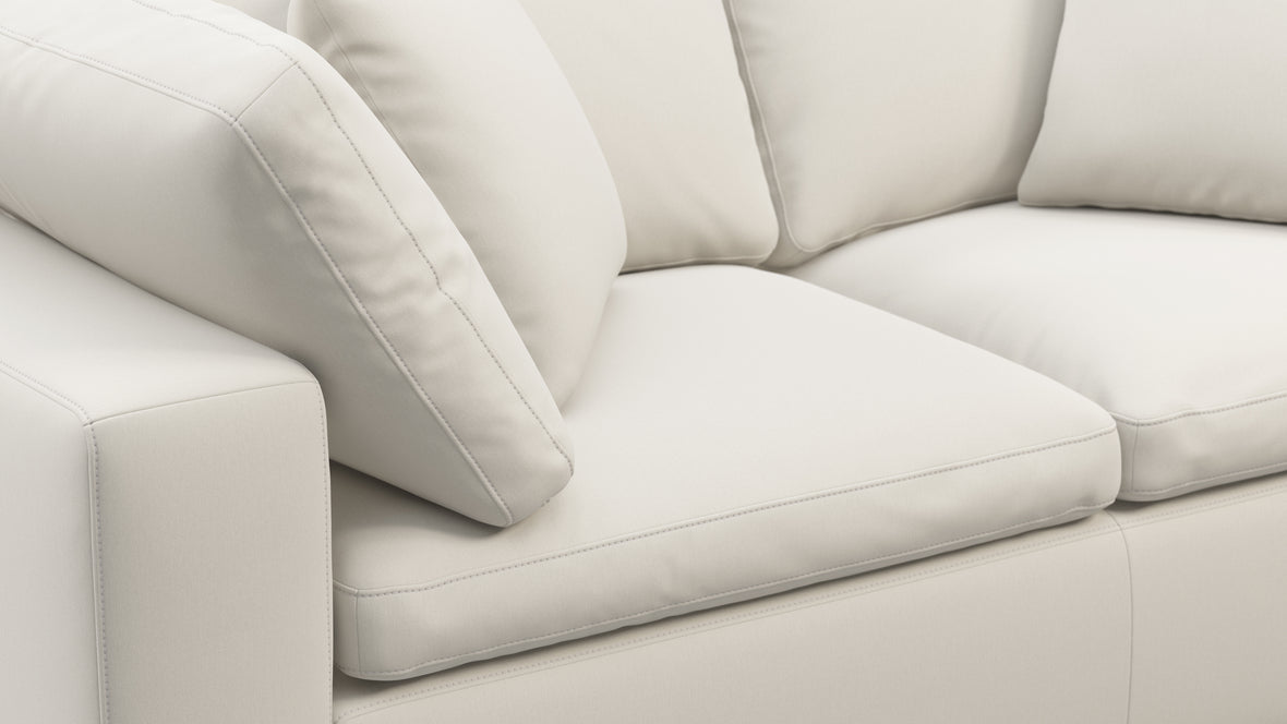 Sky - Sky Two Seater Sofa, Oatmeal Brushed Weave