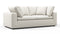 Sky - Sky Two Seater Sofa, Oatmeal Brushed Weave