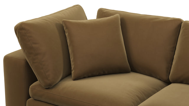 Sky - Sky Two Seater Sofa, Old Gold Velvet