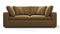 Sky - Sky Two Seater Sofa, Old Gold Velvet