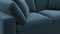 Sky - Sky Two Seater Sofa, Prussian Blue Luxe Velvet