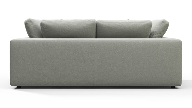 Sky - Sky Two Seater Sofa, Soft Gray Brushed Weave