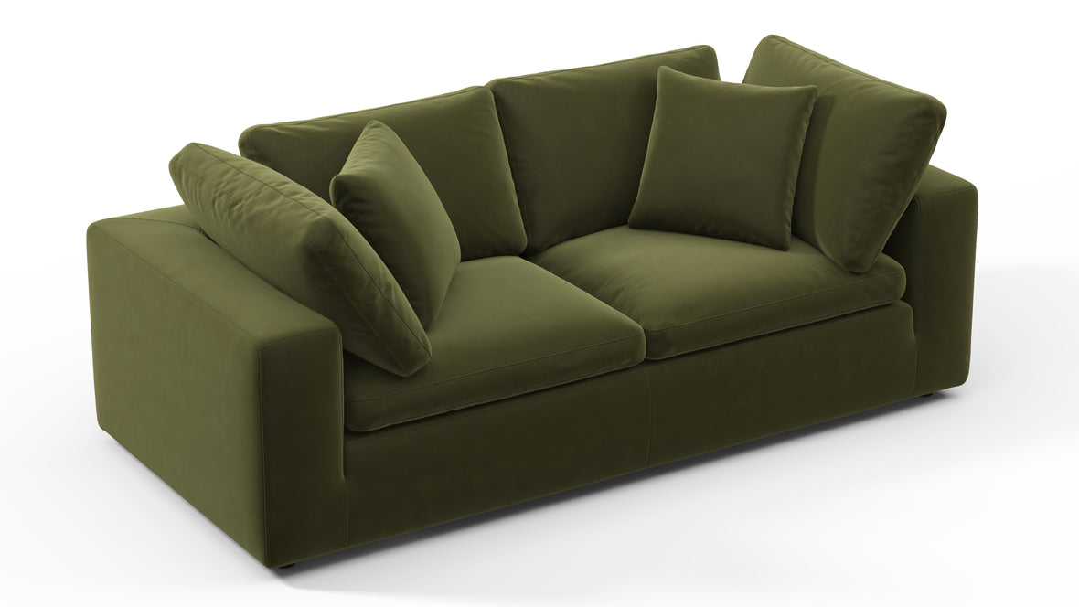 Sky - Sky Two Seater Sofa, Spruce Luxe Velvet