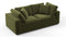 Sky - Sky Two Seater Sofa, Spruce Luxe Velvet