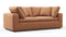 Sky - Sky Two Seater Sofa, Tan Vegan Leather