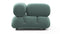 Belia - Belia Module, Left Corner, Jadeite Luxe Velvet