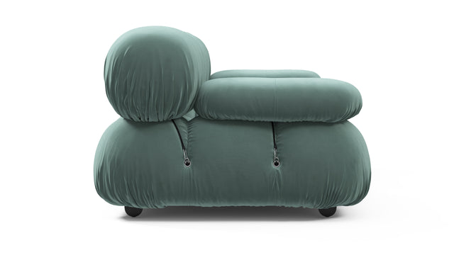 Belia - Belia Two Seater Sofa, Jadeite Luxe Velvet