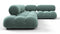 Belia - Belia Sectional, Right Corner, Jadeite Luxe Velvet