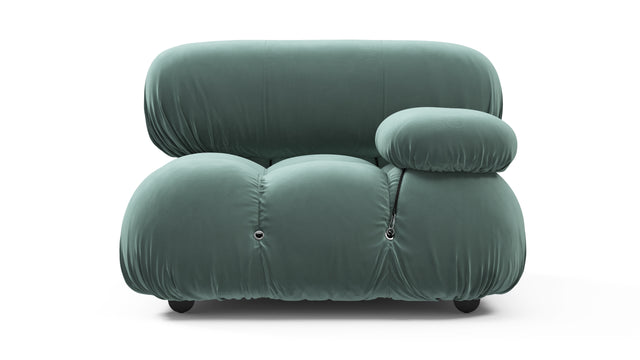 Belia - Belia Module, Right Arm, Jadeite Luxe Velvet