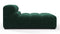 Tufted - Tufted Module, Armless Chaise, Forest Green Chenille