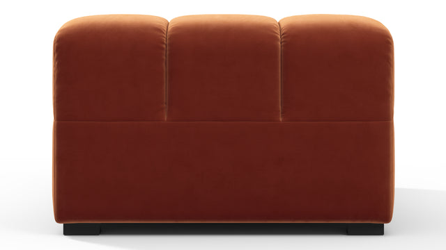 Tufted - Tufted Module, Armless Chaise, Spice Velvet