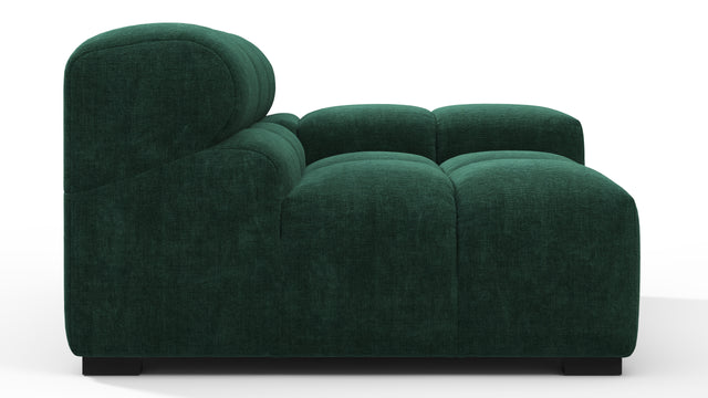 Tufted - Tufted Module, Right Arm, Forest Green Chenille