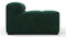 Tufted - Tufted Module, Left Arm, Forest Green Chenille