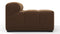 Tufted - Tufted Module, Left Arm, Mocha Velvet