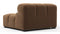 Tufted - Tufted Module, Left Arm, Mocha Velvet