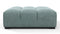 Tufted - Tufted Ottoman, Cerulean Chenille