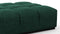 Tufty - Tufty Ottoman, Forest Green Chenille