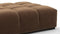 Tufted - Tufted Ottoman, Mocha Velvet