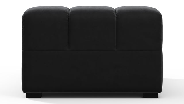 Tufted - Tufted Module, Armless, Black Velvet