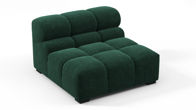 Tufty - Tufty Module, Armless, Forest Green Chenille