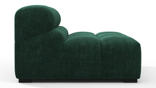 Tufted - Tufted Module, Armless, Forest Green Chenille