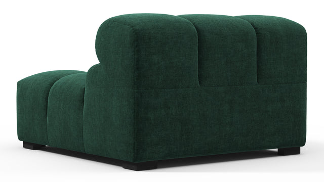 Tufted - Tufted Module, Armless, Forest Green Chenille