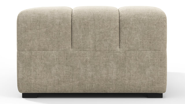 Tufted - Tufted Module, Extra Large Left Corner, Beige Gray Chenille