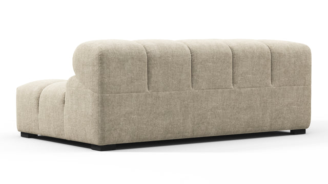 Tufty - Tufty Module, Extra Large Left Corner, Beige Gray Chenille