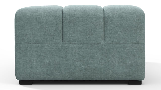 Tufted - Tufted Module, Extra Large Left Corner, Cerulean Chenille