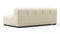 Tufted - Tufted Module, Extra Large Left Corner, Eggshell Boucle