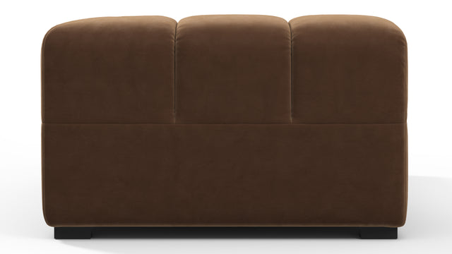 Tufted - Tufted Module, Extra Large Left Corner, Mocha Velvet