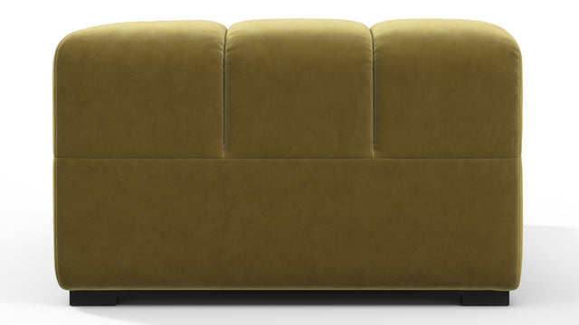 Tufted - Tufted Module, Extra Large Left Corner, Olive Gold Velvet