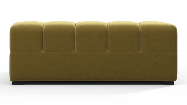 Tufted - Tufted Module, Extra Large Left Corner, Olive Gold Velvet