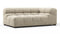 Tufted - Tufted Module, Extra Large Right Corner, Beige Gray Chenille