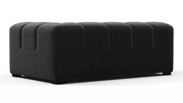 Tufted - Tufted Module, Extra Large Right Corner, Black Velvet